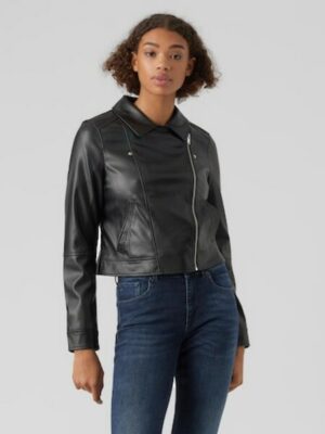 Vero Moda Lederimitatjacke »VMBELLA ANNABEL SHORT COATED JACKET NOOS«