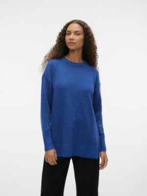 Vero Moda Strickpullover »VMFILUCA LS O-NECK LONG PULLOVER GA NOOS«