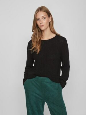 Vila Rundhalspullover »VILOU O-NECK L/S KNIT TOP - NOOS«