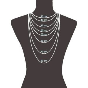 Vivance Collierkettchen »925/- Sterling Silber Venezianerkette diamantiert 70 cm«