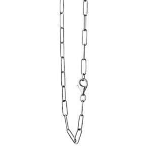 Vivance Collierkettchen »925/- Sterling Silber weiß Gliederkette glanz 50 cm«