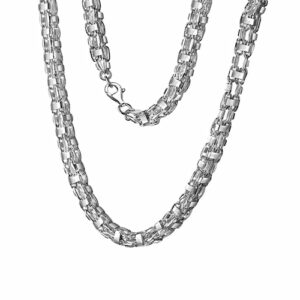 Vivance Collierkettchen »925/- Sterling Silber weiß Käfigkette 55 cm«