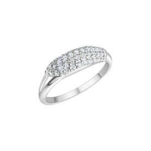 Vivance Fingerring »925-Sterling Silber rhodiniert Zirkonia«