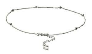 Vivance Fußkette »925/- Sterling Silber Kugeln«