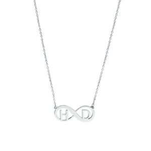 Vivance Kette mit Anhänger »925/- Sterling Silber rhodiniert Infinity«