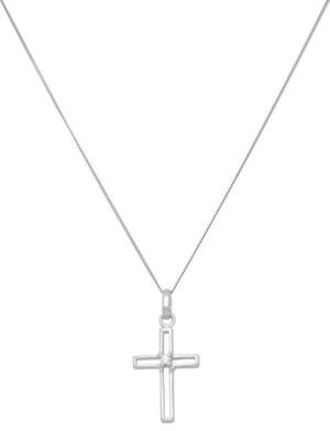 Vivance Kette mit Anhänger »cross pendant«