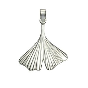 Vivance Kettenanhänger »925/- Sterling Silber Ginkgo«