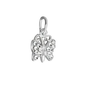 Vivance Kettenanhänger »925/- Sterling Silber mit Kristall«