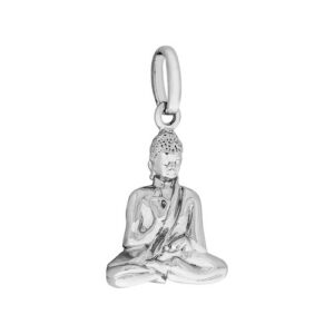 Vivance Kettenanhänger »925/- Sterling Silber rhodiniert Buddah«