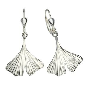 Vivance Paar Ohrhänger »925/- Sterling Silber Ginkgo«