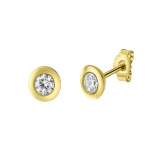 Vivance Paar Ohrstecker »375/- Gelbgold glanz Zirkonia«