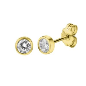 Vivance Paar Ohrstecker »375/- Gelbgold Zirkonia«