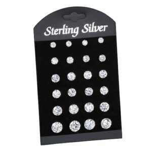 Vivance Paar Ohrstecker »925 Silber Ohrringe Set Zirkonia«