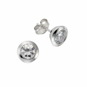 Vivance Paar Ohrstecker »925 Sterling Silber Zirkonia rund«