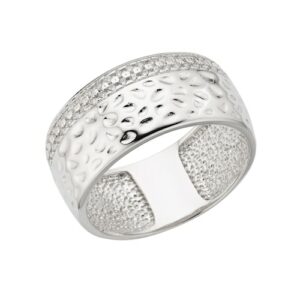 Zeeme Fingerring »925/- Sterling Silber Zirkonia weiß«