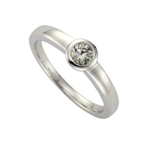 Zeeme Fingerring »Silber 925 rhodiniert Zirkonia«