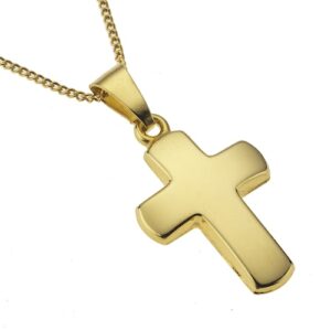 Zeeme Kette mit Anhänger »333/- Gelbgold Kreuz«